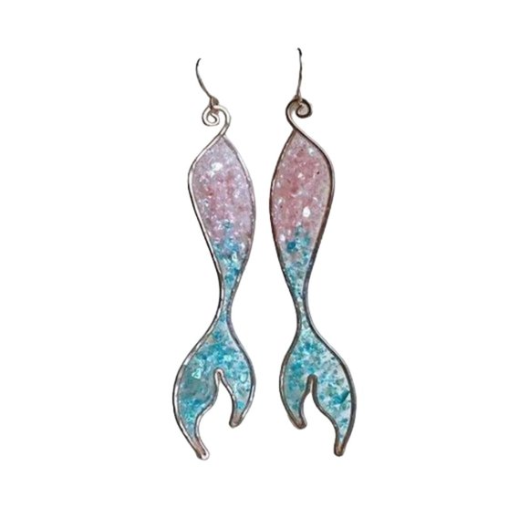 Other - **NEW Sweet Mermaid Tail Dangle Earrings -  Perfect Gift Present Teens Girls